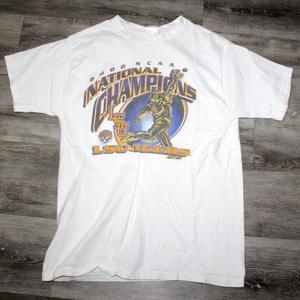 Vintage 90S 2000S Y2K Louisiana State University Tigers Lsu Shirt